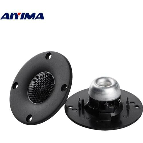 AIYIMA 2Pcs 3 Inch Tweeter 4 Ohm 15W Silk Film Treble Speaker Audio Neodymium Loudspeaker Home Theater With Aluminum Heatsink
