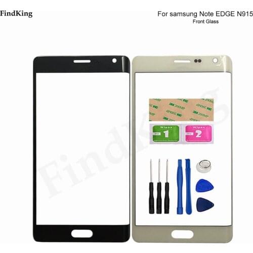 For Samsung Note Edge N915 N915FY N915A N915T N915K N915L N915S N915G N915D Replacement LCD Front Outer Glass Touch Screen Lens