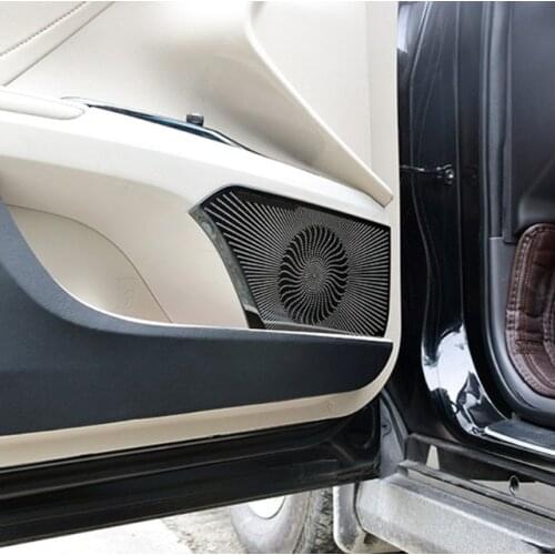 For Toyota Camry 2018 2019 2020 Car Door Audio Speaker Cover Decoration Loudspeaker Frame Interior Modified Speaker Accessories