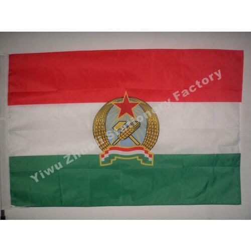 Hungary (1949-1956) Flag 150X90cm (3x5FT) 120g 100D Polyester Double Stitched High Quality Banner Ensign Free Shipping