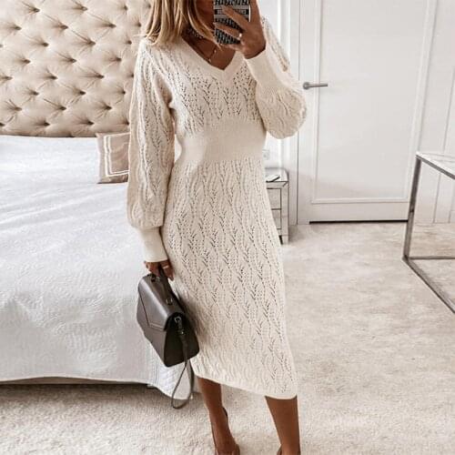 HQFZO Fashionable Knitted Dresses