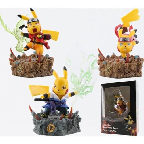 PokémonNaruto Pickup Figure GK Naruto Sasuke Haruno Sakura Pickup ModelChildrens birthday gifts