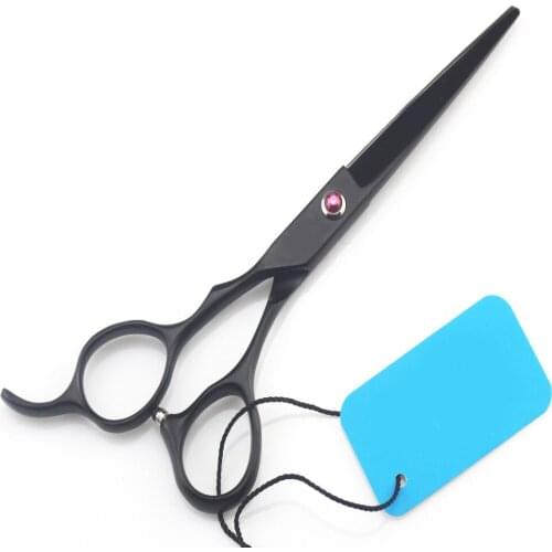 Hot 5.5 6.0 left-hand hair scissors engraved logo hairdressing scissors barber thinning scissor hairdresser haircut shears set