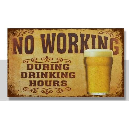 Metal signs plaques vintage retro style Beer bar San Miguel mancave home popular