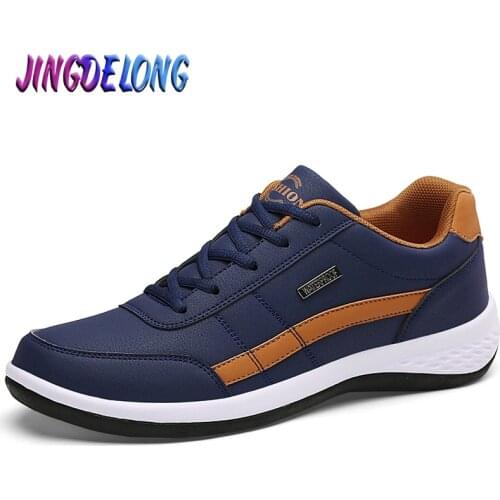 Trend Mens Shoes Luxury Brand Mens Casual Shoes Italian Style Men Sneakers Outdoor Comfortable Male Footwear Big Size 38-48