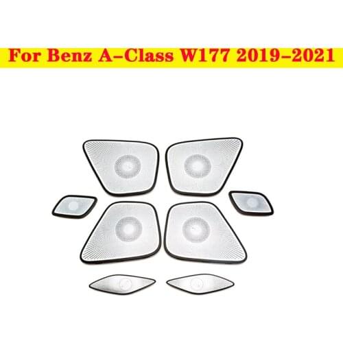 Car Door Audio Speaker Panel Trim Cover Loudspeaker Midrange Lid For Mercedes Benz A-Class W177 A200 A220 2019 - 2021