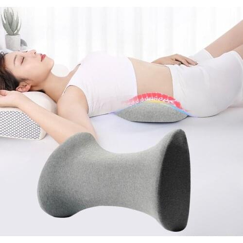 Memory Waist Pad Cotton Maternity Mat Bed Side Sleeping Lumbar Correction Cushion Lumbar Pillow Foam Pillow Familys Best Gift