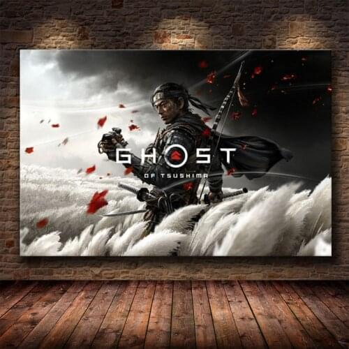 Ghost of Tsushima The Game of Posters and Prints Wall Art Canvas Painting Posters Wall Art Pictures for Living Room Home Decor