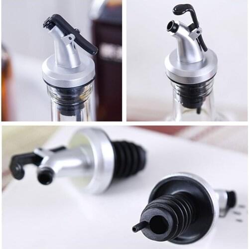 Oil Spout Oil Bottle Plug pour Mouth Wine Stopper Oiler Bottle Sauce Soy Kitchen Plug Vinegar Supplies Z8K7