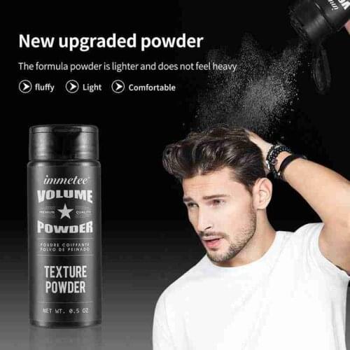 Styling Fluffy Thin Hair Powder Increases Hair Volume Wax Captures Modeling Hairspray Hair Styling For Men Haircut R9O6