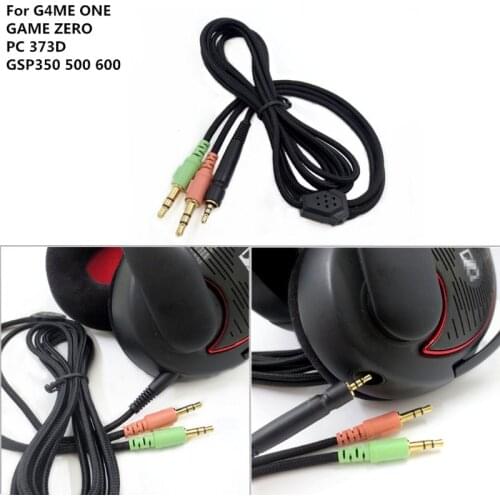 Replacement Cable for Sennheiser- G4ME ONE GAME ZERO 373D GSP 350 / GSP 500 / GSP 600 Headphones(PC Version 2 Meters)