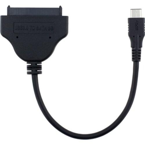 Type-C USB 3.1 Male to SATA 22 Pin 2.5" Hard disk driver SSD Adapter Cable for Macbook & Laptop USB-C