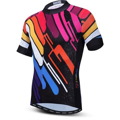 Cycling Jerseys Men Summer Breathable Bicycle Tops Short Sleeve Mtb Shirts Quick Dry S-3XL Bicycle Sportswear