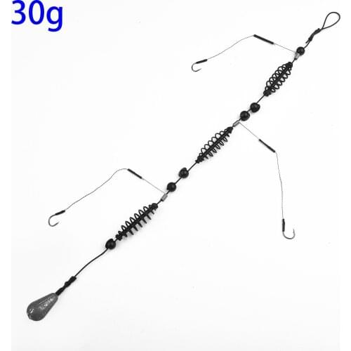 1*Bait Cage Set Ready Tied Fishing Tackle Fishing Hook Artificial Bait Cage Set Fishing Feeder Iscas Pesca Fish Tackle Accessory