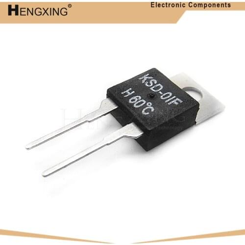 10piece KSD-01F 40 45 50 55 60 65 70 80 85 degree normally closed thermostat switch Temperature Control TO-220