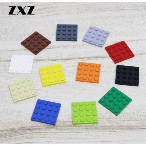 100pcs/lot Self-Locking Bricks Building Blocks 3031 Plate 4 x 4 for Kids Toys Figures Baseplate Fast Shipping