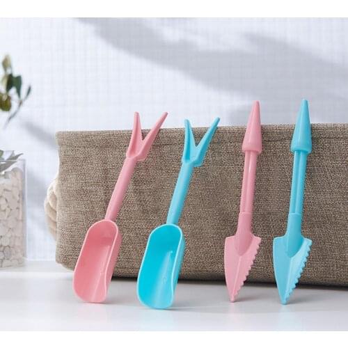 2Pcs Succulent Plant Seedling Transplanting Plastic Small Shovels Gardening Tool
