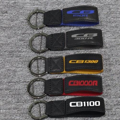 3D Key Holder Chain Collection Keychain For HONDA CB150R CB300R CB1300 CB1000R CB1100 Motorcycle Key Ring