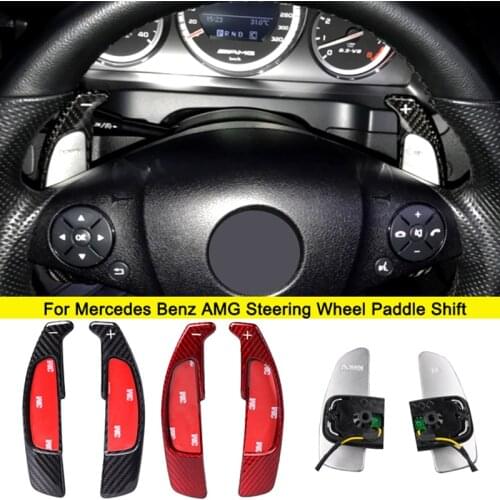 Car Accessories For Mercedes Benz AMG A45 CLA45 C63 C65 S63 GLA45 E43 SL63 Steering Wheel Shift Paddle Extension Car-styling