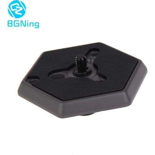 BGNing Hexagonal Quick Release Plate Board 1/4" Screw for Manfrotto 030-14 030-38 RC0 3063 Photo Studio Accessories