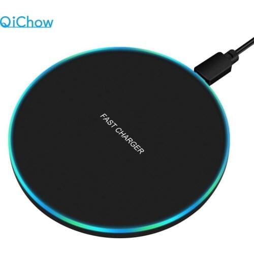 10W Fast Wireless Charger For Samsung Galaxy S10 S9/S9+ S8 Note 9 USB Qi Charging Pad for iPhone 11 Pro XS Max XR X 8 Plus