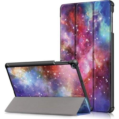 Case for Samsung Galaxy Tab A 2019 SM-T510 SM-T515 3-Folded Stand smart case for Samsung Tab A 10.1''2019 T510 T515 tablet case