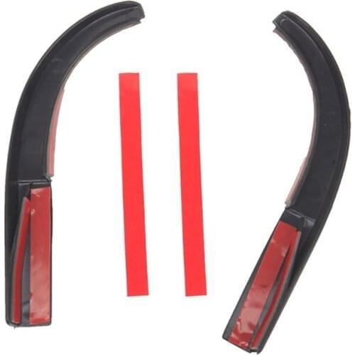 Hardtop Rain Diverter ABS Drip Rail Extension Rain Gutter for 2007-2018 Jeep Wrangler JK JKU Exterior Accessories, Black