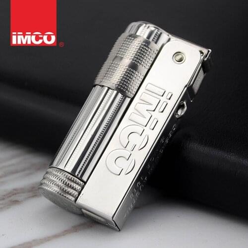 IMCO 6700 Classic Copper Lighter.Vintage Gasoline Stainless Steel Petrol Kerosene Cigarette Lighter. Flint ignition Machine Gift