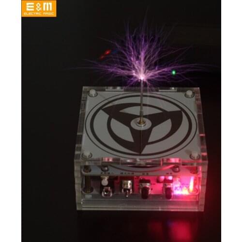 Music Tesla Coil DIY Experimental Technology Science Education Tool Artificial Lightning 10 Cm Wireless Transmission Arc Drawing