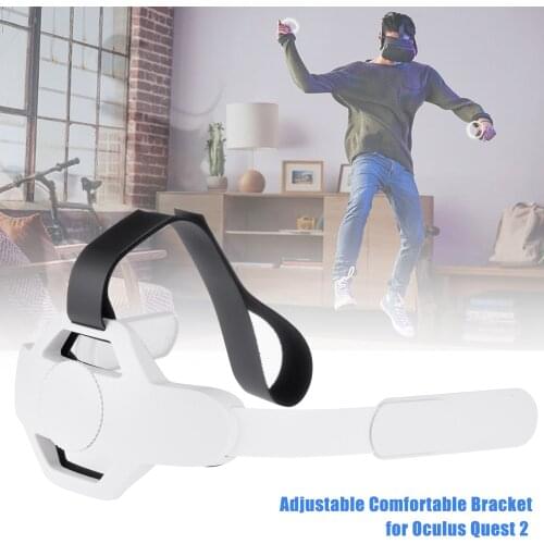 New Adjustable PU Leather Comfortable Bracket Headband Head Strap For Oculus Quest 2 VR Accessories Quest 2 Head Strap Hot