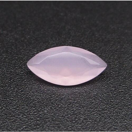 Marquise Cut 2.5x5mm 3.5x7mm Milky Pink Glass Stone Loose Spacer Beads For Jewelry Making DIY Accessories