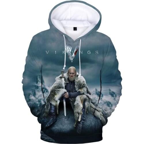 Men Women Casual Long Sleeve Pullover Vikings 3D Print cosplay Sweatshirts Unisex Fashion Trend Style Cool Hoodies