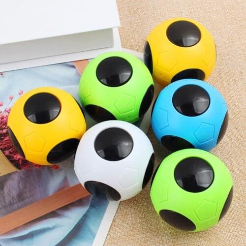 Sensory Fidget Spinner Decompression Toy Spherical Spinning Tops Football Stress Relief Ball for Toddlers Adults Anxiety