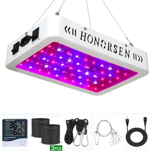 600W Led Grow Light Full Spectrum with Double Switch Veg and Bloom Growing Lights for Indoor Plants(10W led Chips)