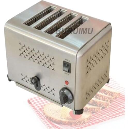 Toaster Automatic Stainless Steel Electric Toaster Household Breakfast Machine Toast Sandwich Grill Oven Kitchen Appliances