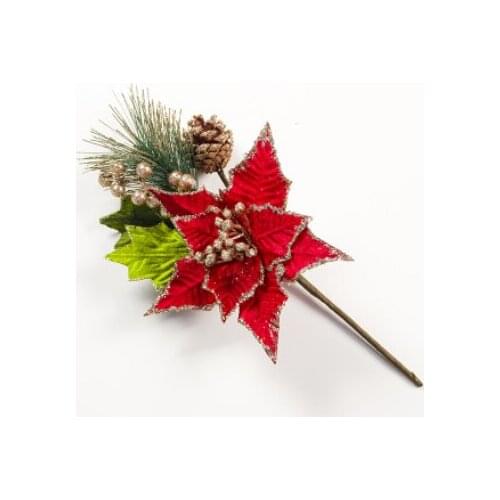 Christmas Tree Decoration Products Gold/Red/Sliver Pine Cone Hot Christmas Tree Toppers 3 Color