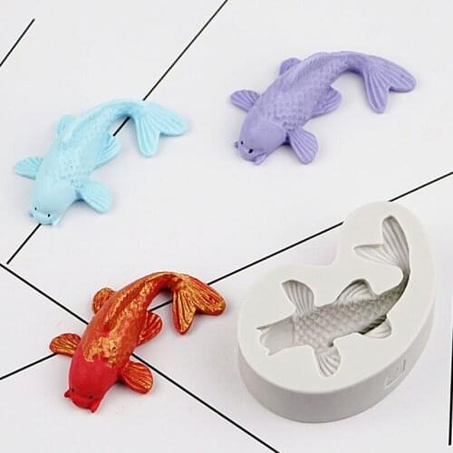 Goldfish Silicone Mold Fondant Mould Cake Decorating Tool Chocolate, Gumpaste Mold, Sugarcraft ,Kitchen Gadgets