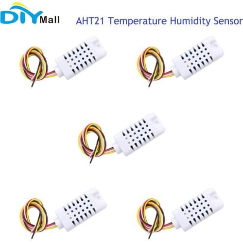 5PCS IOT AHT21 Digital Output Temperature and Humidity Sensor Module Energy-saving IIC 2.2-5.5V for Arduino DIY Project