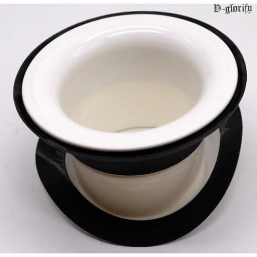 Bass drum bottom microphone bass drum enhancer bass woofer drum air vent drum air hole drum accessories white color