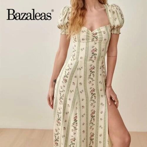 Летние платья в полоску Bazaleas China At AliExpress