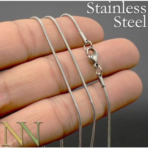 50 Pcs - Stainless Steel Snake Chain Necklace for Women Tarnish Free Gold Snake Necklace Chain No Fade Jewelry Wholesale