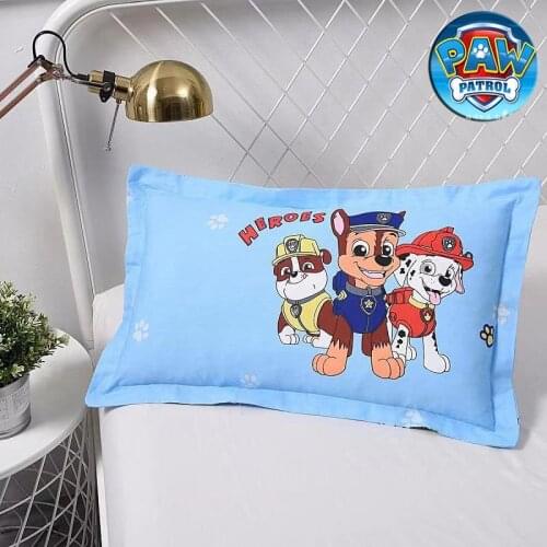 Paw Patrol Cartoon Boy Girl Bed New Pillows Cotton Baby Sleep Pillow for Neck Pain Sleeping with Embroidered Pillowcase 30x35cm