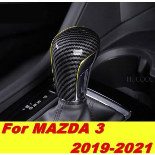 For Mazda3 Mazda 3 2019 2020 2021 Gear head decoration sticker grear cover car accessories