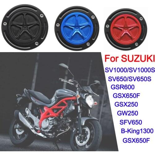 Motorcycle Fuel Gas Tank Cap Cover For For SUZUKI SV650 SV650S SV1000 SV1000S GSR600 GSR750 GSX650F GSX250 GW250