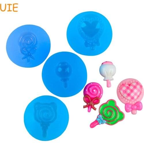 KYL016U,KYL126U,KYL161U,KYL164U Lollipop Silicone Mold - Resin Clay Bakeware Jewelry Making Cake Decoration Chocolate Hard Candy