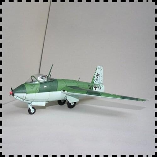 1:33 Scale Me-163 Komet Rocket-powered Interceptor DIY Handcraft PAPER MODEL KIT Puzzles Handmade Toy DIY