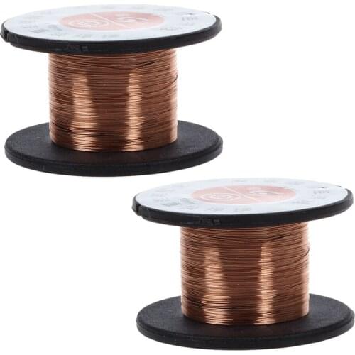 5m 0.1MM Copper Soldering Solder Enamelled Reel Wire Roll Connecting