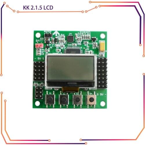 MICROBOT KK 2.1.5 LCD Multirotor Flight Control Board KK2.1.5 Newest V1.19Pro Quadcopter KK2 6050MPU 644PA Free Shipping EC22