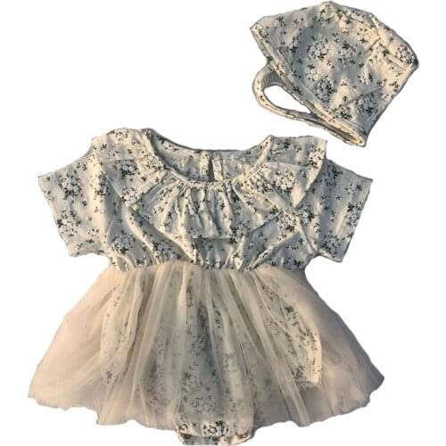 2020 New Summer 0-3Yrs Newborn Baby Floral Romper Boys Girls Baby Clothes Daisy Cotton Baby Rompers Infant Baby Girls Jumpsuit