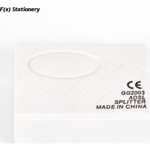 Brand New RJ11 Cable Line ADSL Fax Modem Phone Network Jack Micro Filter Splitter Adapter